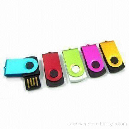 Mini USB Flash Memory, Available in Various Colors with Ten Years Data Retention
